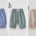 👖 Pantalones Rayas Niño| Azul, Verde y Beige