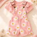 🌼 Conjunto Niña 2 Piezas Margaritas | Rosa