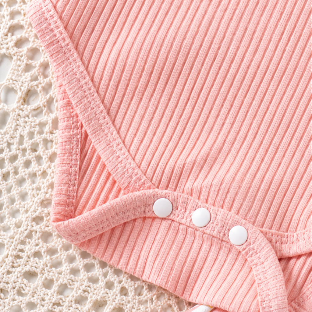 🌼 Conjunto Niña 2 Piezas Margaritas | Rosa