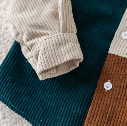 🦌 Conjunto Niño Camisa y Pantalón Ciervo | Verde y Café