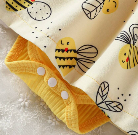 Vestido Body Abejitas con Moños💛